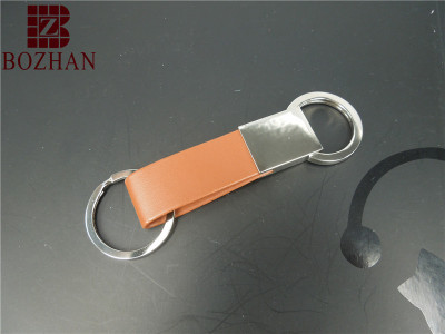 Brown carabiner key chain