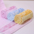 Bamboo fiber towel water absorption good wash face towel pure color  jacquard towel 