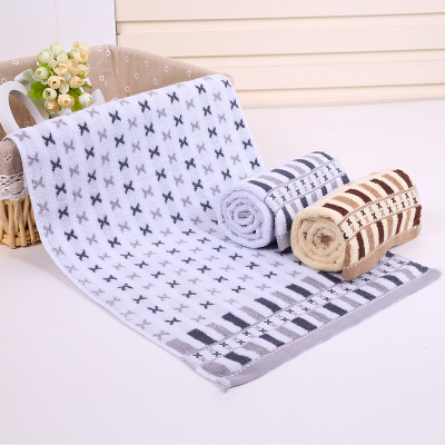 100% pure cotton towels high grade thick towel soft absorbent jacquard towel