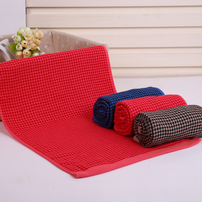 plover grid jacquard towel pure cotton gauze towel baby towel