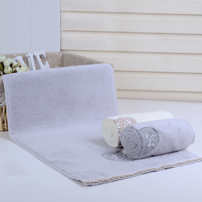 Pure cotton towel high-grade embroidered face towel the husband wife lace wedding towel