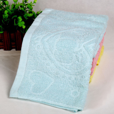Pure natural green environmental protection towel plain gift towel pure cotton towel