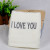 Pure cotton cut pile towel embroidery towel bibulous embroider I LOVE YOU towel