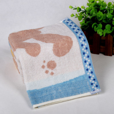 children's soft absorbent child towel little bear pure cotton child towel