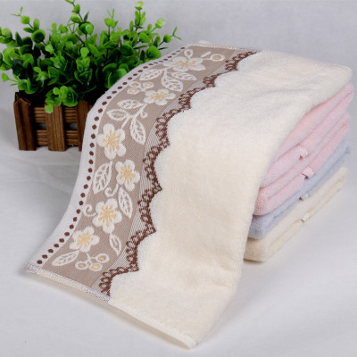 Plum blossom towel pure cotton thickening 32 strands of High-end gift couples towel