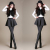 culottesCasual Cotton Culottes Leggings Long Pants Stretch Skinny Pencil Pants Stitching Skirt+Pants