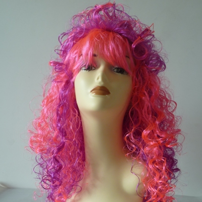 Manual rolling princess hair wig