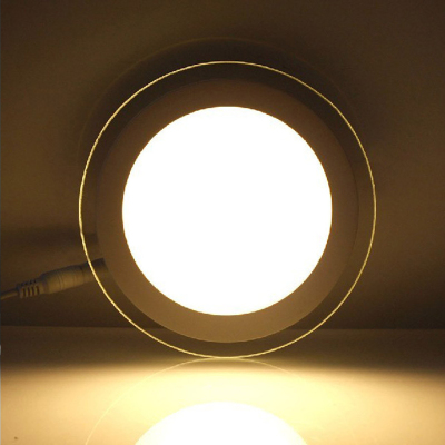 6w/12w/18w glass led panel downlight square ceiling recessed panel lights plafond lamp AC85-265V