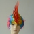 Comb wig fan wig hair rooster hair wig Halloween wig