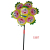 New Classic Intelligence Development Outdoor Kid Toy Plastic Colorful Cartoon Spring Windmill