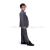 Red Mud Bunny Boys Solid 3-Piece Formal Suit Set