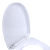 Slow descenting plastic toilet lid