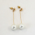 Fashion Ear Stud White Pearl Earrings Women's Elegant Accessories