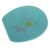 Soft seat embroidered toilet lid