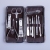 Stainless steel manicure tool set 12 pieces 