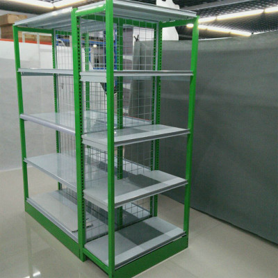 Four-pillar double-sided storage rack
