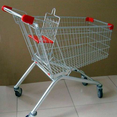 European style trolley shopping cart