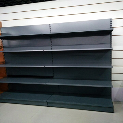 Dark grey luxury Single backplane shelf