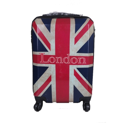 The Union Flag British style trolley case 360degree wheel boarding suitcase password travelling case 
