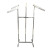 Old style six-arm clothing display rack  Multiple hanging arm shelf  Plating multiple bar hanger