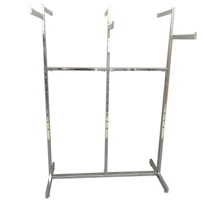 New style six-arm clothing display rack Plating multi arms hanger Multi hanging rods clothing Shelf