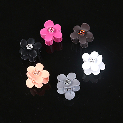 Elegant Lady Style plum blossom Rhinestones Square Frosted 6 colors Hair accessories