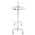 Flat tube leather belt rack Plating belt display rack Floor type Umbrella Stand Jewelry rack