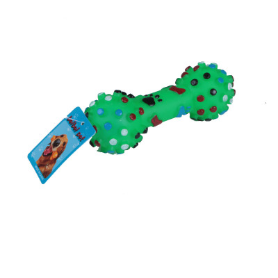 Rubber pet toy Rubber Thorn heavy dumbbell