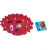 Pet toys Rubber barbed Smiling face ball With a whistle