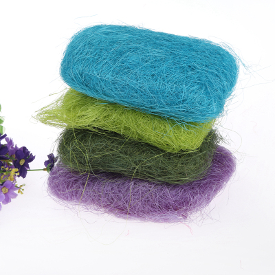 colorful sisal yarn Natural filler sisal yarn