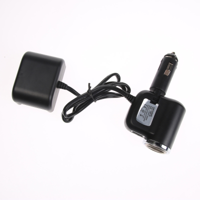 Multifunction USB+three sockets cigarette car charger high-power cigarette lighter