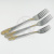 Western tableware Stainless steel knife and fork soup spoon tea spoon coffee spoon No. 077