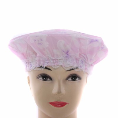 Nylon Imitation silk bath cap Women's waterproof shower cap