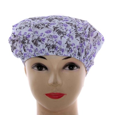 Printing PVCshower cap High class women's waterproof bath cap