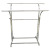 Round tube parallel bars/Arm big bend Clothing display rack Double rod for hanging clothes rack
