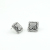 Fashion rhinestone earrings four-leaf clover shape earrings172 pcs rhinestone allergy free earrings