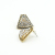 Irregular quadrilateral earrings fashion crystal rhinestone inlaid earrings
