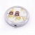 Owl pattern cosmetic mirror foldable double-faced mirror