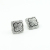 Fashion rhinestone earrings four-leaf clover shape earrings172 pcs rhinestone allergy free earrings