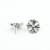 Elegant rhinestoe crystal cross earrings women's allergy free ear decorations
