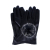 Winter PU leather gloves women's hair ball decoration gloves full-finger riding thickened gloves
