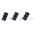 Black binder clips metal binder clips office and study use foldback clips（51MM）