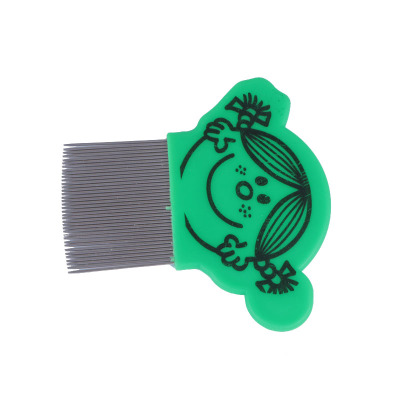 Pet plastic comb dandruff comb little girl head shape