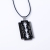 supreme men titanium blade necklace fashion trendy accessories