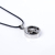 Popular cross inside circle men;s titanium steel necklace hollow design pendants