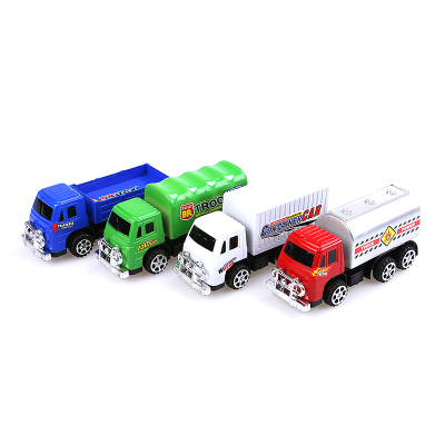 Pcover 2pcs pack 4 types mix truck toy