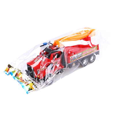 Inertia driving artificial scaling ladder fire fighting truck toy