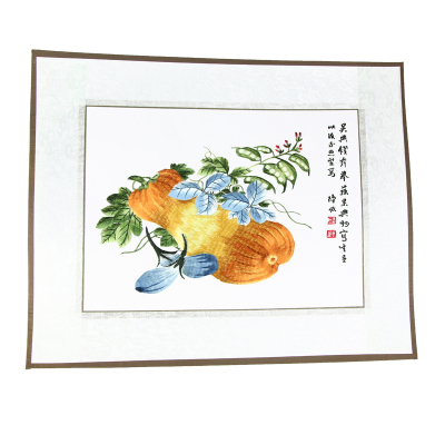 Good harvest pattern silk embroidery house decorations