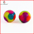 plastic tpr kids toy 6.5cm rainbow flashing ball environmental 