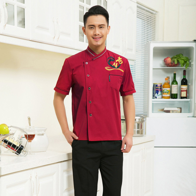 hotel restaurant cotton chef's uniform coat can be customized 